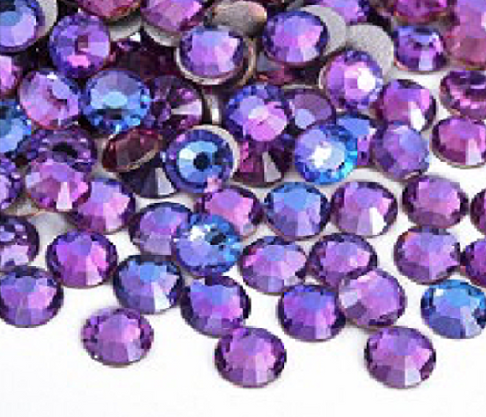 Iris Whisper Flat-back Glass Diamond